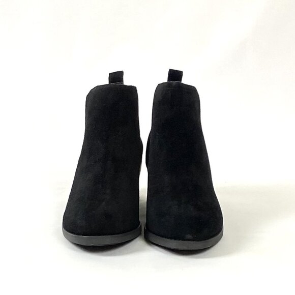 New Me Too Zarita Black Suede Leather Chelsea Ankle Boot 8.5 - Picture 5 of 9